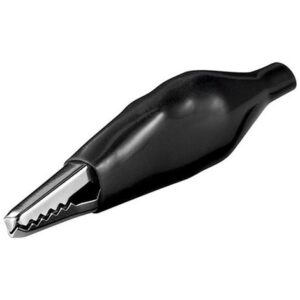 Pinza a Coccodrillo Isolata Nera 43mm